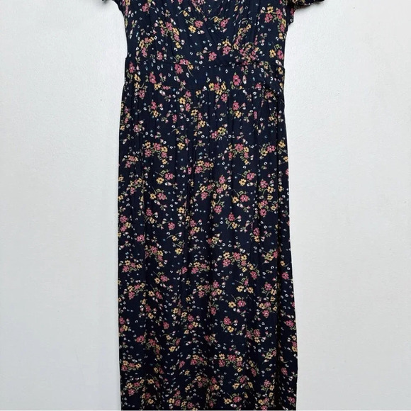 Patrons of Peace Floral Maxi Dress - Navy and Pink - Picture 7 of 13